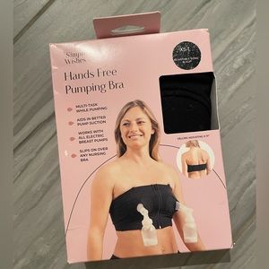 Simple Wishes Hands Free Pumping Bra in Black XS-L, Never Used